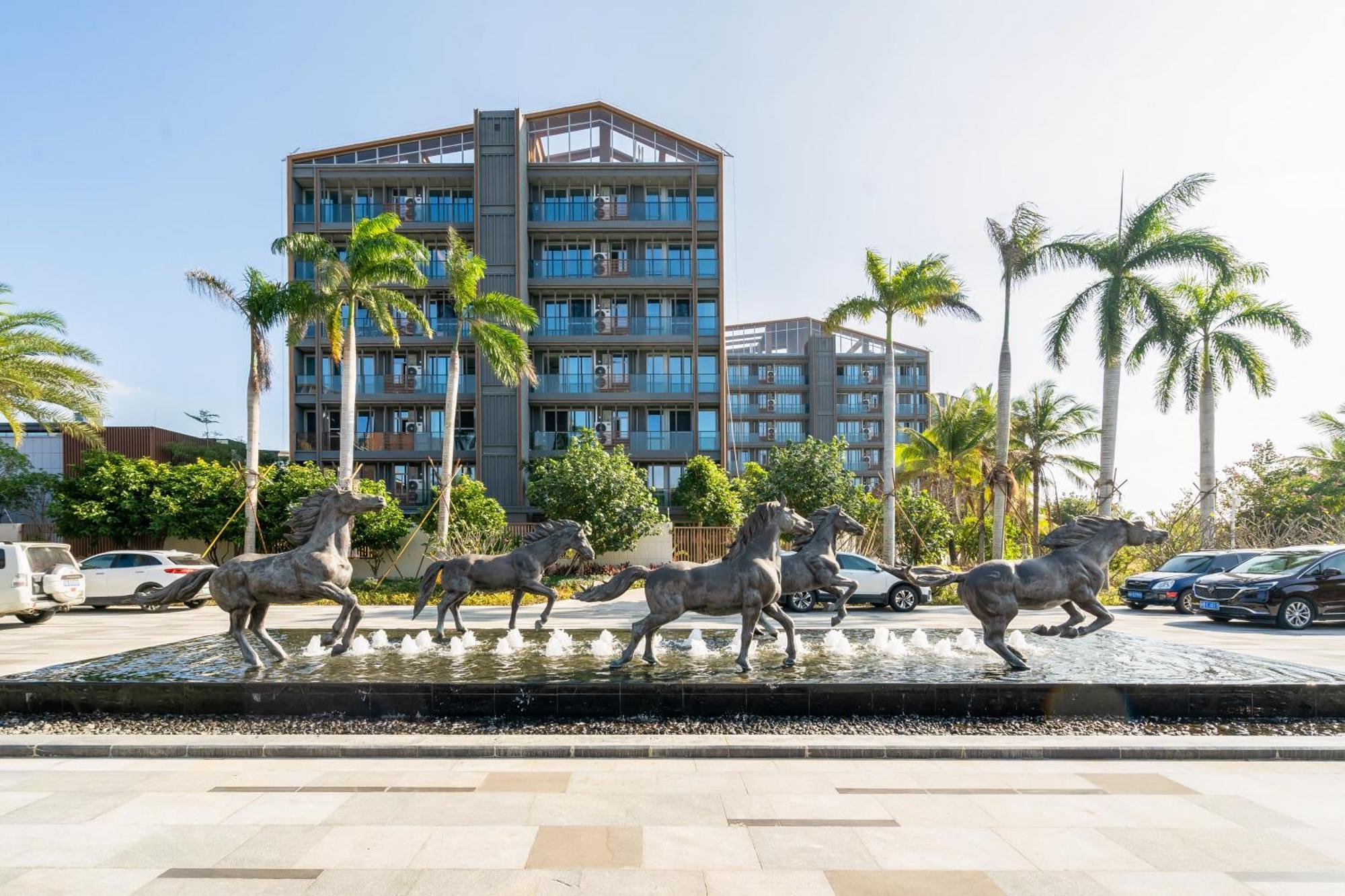 Sanya Haitang Bay Muyu Time Seaview Apartment Exterior foto